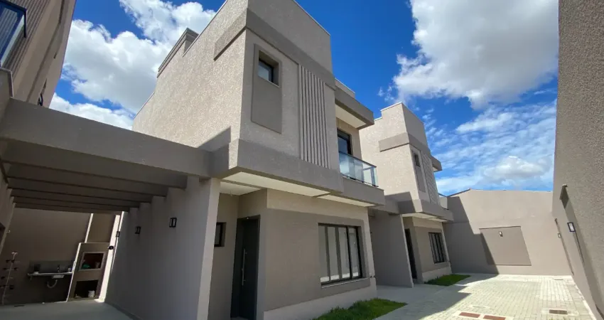 Sobrado Novo | 3 Dormitório | 1 Suite | 2 Vaga | 105m² Priv | Boqueirão Curitiba/PR