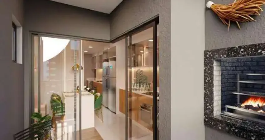 Apartamento com 2 dormitórios com suíte à venda, 48 m² por R$ 402.680 - Novo Mundo - Curitiba/PR