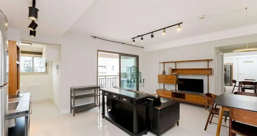 Apartamento com 2 dormitórios para alugar, 82 m² por R$ 6.000,00/mês - Batel - Curitiba/PR