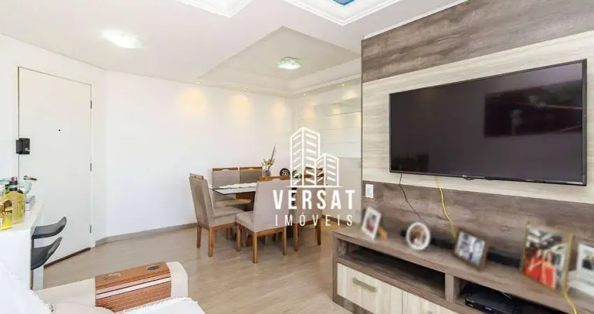 Apartamento com 3 dormitórios à venda, 70 m² por r$ 720.000 - bacacheri - curitiba/pr