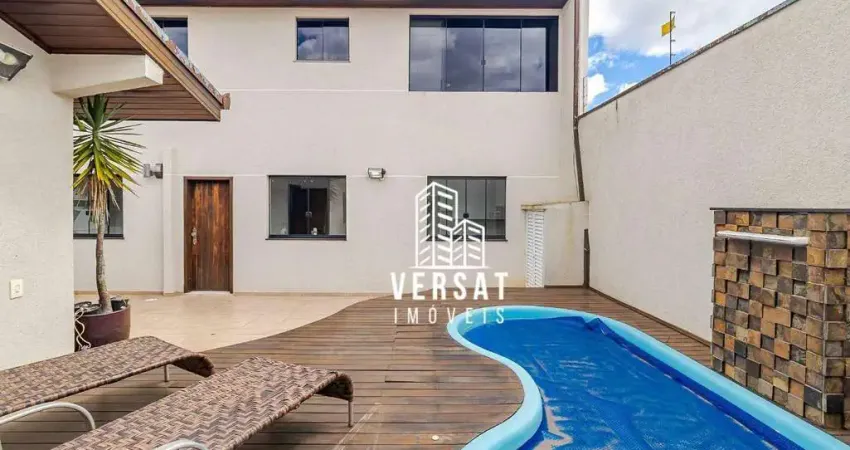 Sobrado com 3 dormitórios à venda, 238 m² por r$ 1.200.000,00 - pilarzinho - curitiba/pr