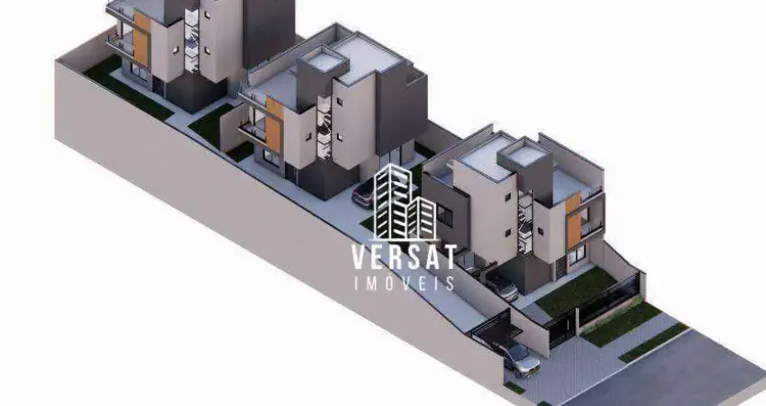 Sobrado com 3 dormitórios à venda, 140 m² por r$ 1.150.000 - novo mundo - curitiba/pr