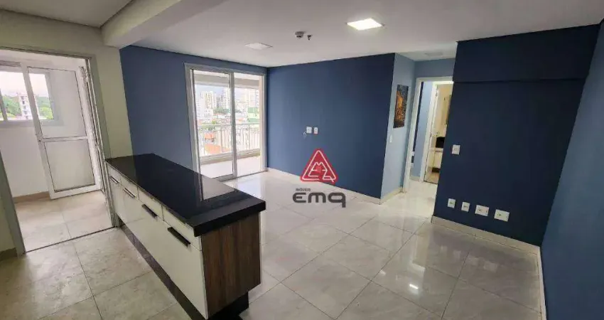 Apartamento com 1 dormitório para alugar, 60 m² por R$ 4.195,85/mês - Santana - São Paulo/SP