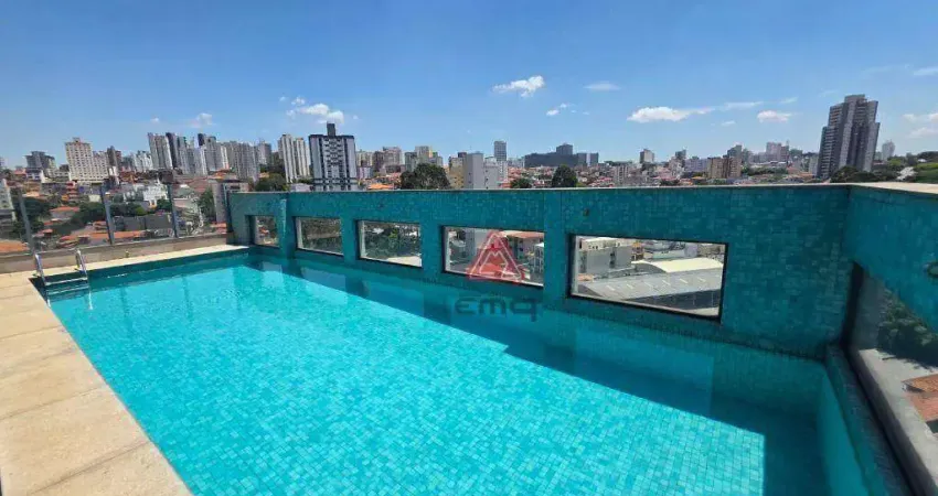 Apartamento mobiliado com 2 dormitórios à venda, 47 m² por r$ 595.000 - parada inglesa - são paulo/sp