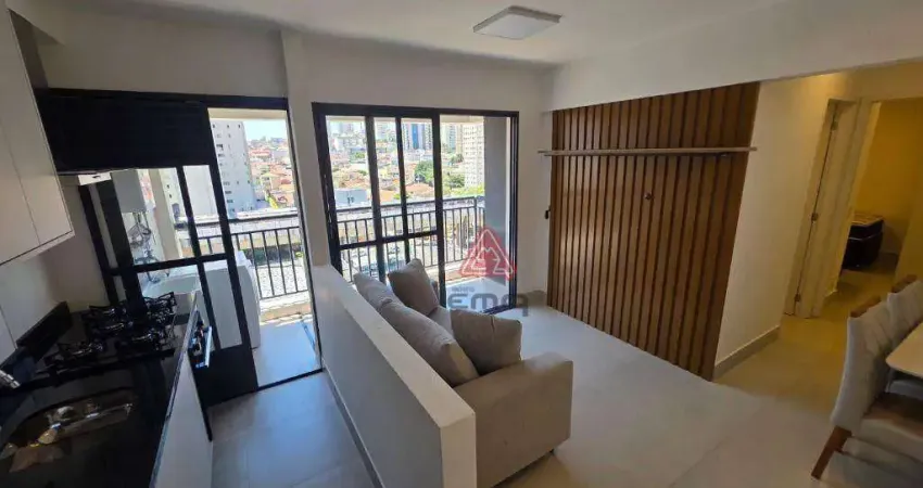 Apartamento mobiliado com 2 dormitórios para alugar, 47 m² por r$ 4.585/mês - parada inglesa - são paulo/sp