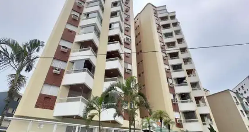 Apto 1 dormitório c/ ar condicionado, 1 banheiro, 1 vaga de garagem, lazer no prédio, 300m da praia