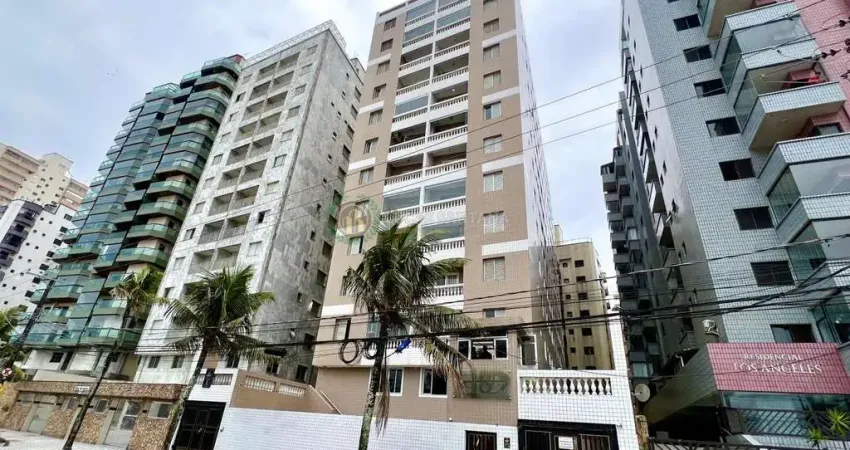 Apto 2 dormitórios, prédio em frente a praia, 69m² de área útil, 1 vaga de garagem