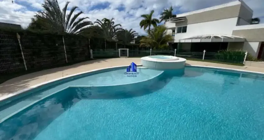 Casa à venda em alphaville ii salvador r 5.500.000,00 energia solar, 4 suítes, jacuzzi, armários, piscina, área gourmet, terreno 1392 m², casa 590 m²