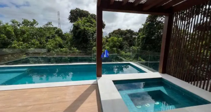 Casa à venda em alphaville ii salvador r$ 7.500.000,00 nova, casa 700 m², decorada, piscina com hidro aquecida, 5/4 sendo 4 suítes, banheira, terreno 780,00 m².