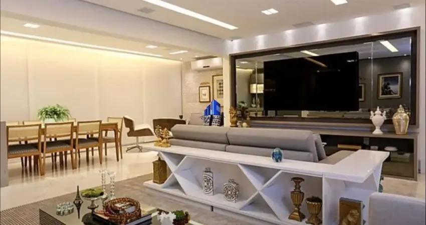 Apartamento le parc 195 m² à venda r$ 2.890.000,00 super decorado, varanda gourmet, 4 suítes, suíte máster com banheira, climatizado!