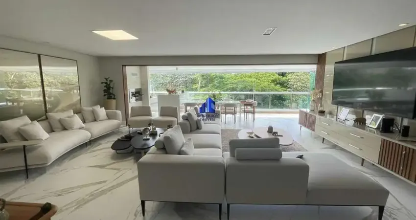 Apartamento à venda le parc r$ 3.650.000,00 porteira fechada, decorado, 243 m², varanda gourmet, 4 vagas de garagem, armários, home office, mobiliado!