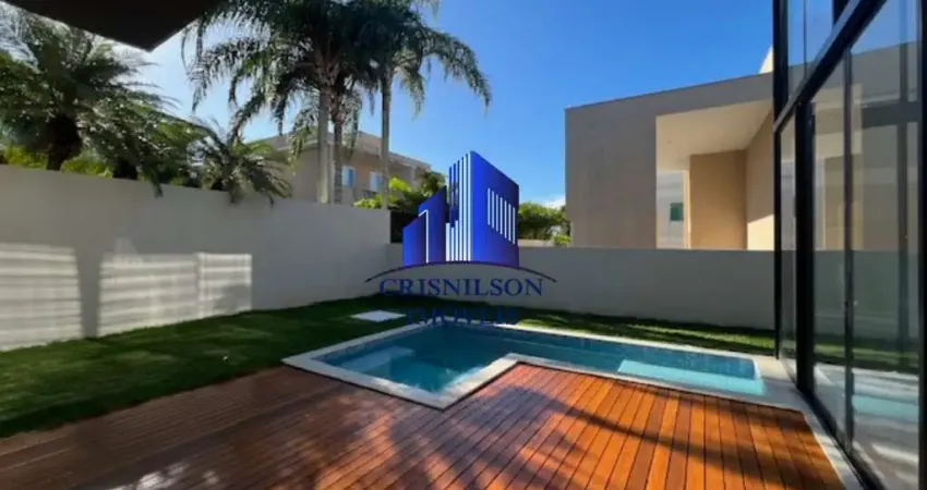 Casa á venda alphaville litoral norte i r$ 2.200.000,00 nova, 5 suítes, área construída 280 m², terreno 500 m², garagem fechada para 04 carros