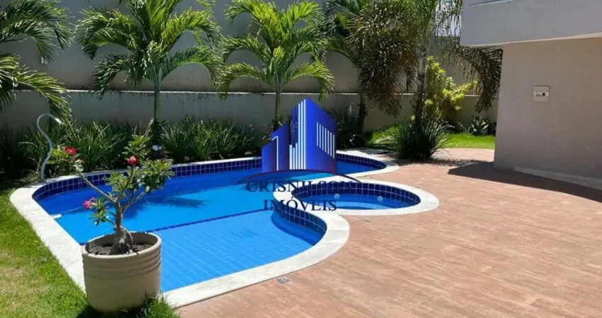 Casa à venda em alphaville litoral norte i r$ 2.200.000,00, energia fotovoltaica, 5/4 sendo 4 suítes, piscina, área gourmet