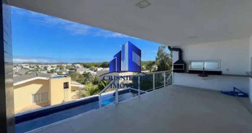 Casa à venda alphaville litoral norte i r$ 1.790.000,00, nova, armários, 4 suítes, piscina com varanda gourmet