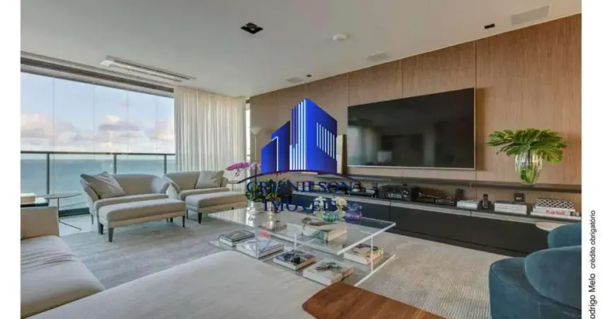 Apartamento à venda d'azur r$ 4.850.000,00 suíte máster 2 closets, 2 banheiros e banheira, andar alto, nascente, vista mar, 4 suítes, 242 m²