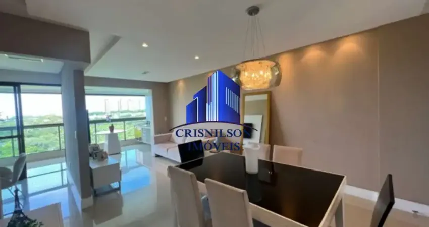 Apartamento à venda alpha life 1.550.000,00, armários, 3/4 sendo 1 suíte, 02 vagas soltas de garagem, 103 m², dependência!