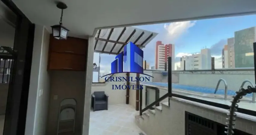 Cobertura à venda edifício ilha de prata, caminho das árvores r$ 1.215.000, piscina, espaço gourmet, 3/4 sendo 1 suíte, 200 m², armários!