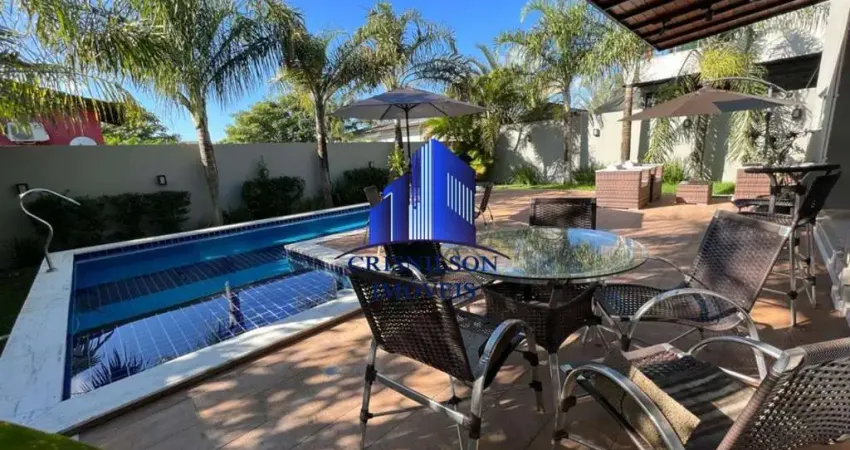 Casa à venda alphaville litoral norte i r$ 2.400.000,00, piscina, espaço gourmet, 4 suítes, hidro, energia fotovoltaica, sala com pé direito duplo!