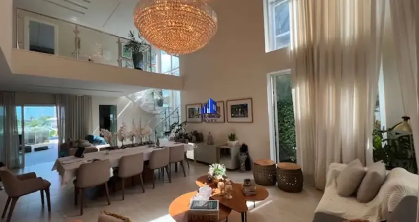 Casa à venda alphaville ii salvador r$ 4.350.000,00 porteira fechada, piscina, área gourmet, 4 suítes com closet, hidro, mezanino, energia solar!