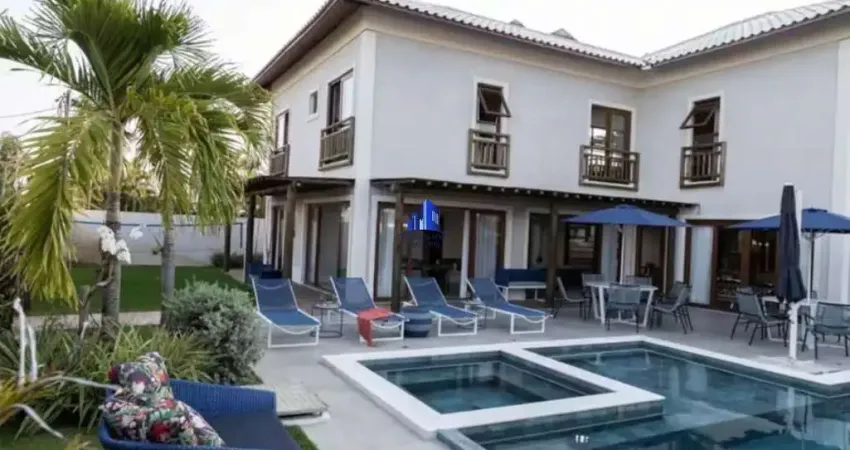 Casa á venda em guarajuba, condomínio paraíso do mar r$ 4.100.000,00 porteira ferchda, piscina, área gourmet, 8 suítes, mobiliado, terreno 1.000 m²!