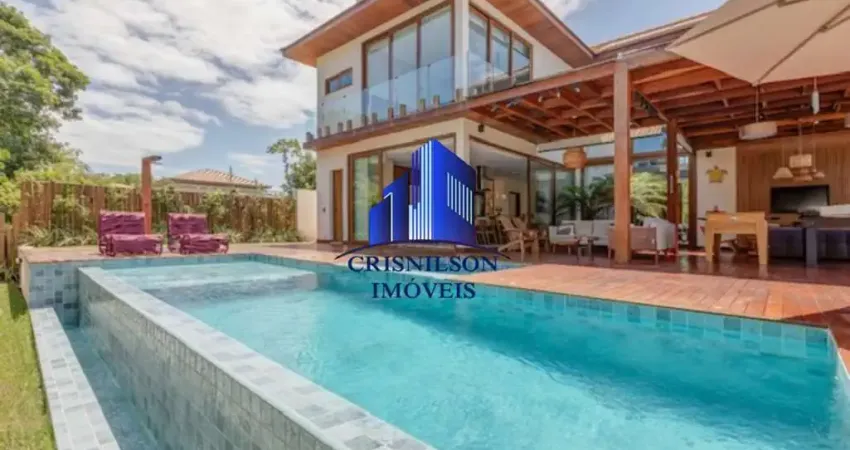 Casa à venda condomínio praia bella, praia do forte, r$ 5.200.000,00, mobiliada, 5 suítes, porteira fechada, piscina, espaço gourmet!