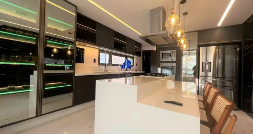 Casa a venda alphaville i salvador, porteira fechada, r$ 7.900.000,00 decorada, 5 suítes, piscina, área gourmet, cinema, elevador, academia privativa!