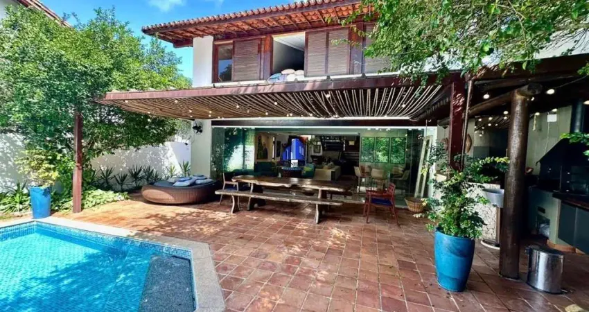 Casa à venda condomínio parque costa verde, piatã r$ 3.300.000,00 piscina, área gourmet,  4 suítes, adega, terreno 650 m², casa 385 m²!