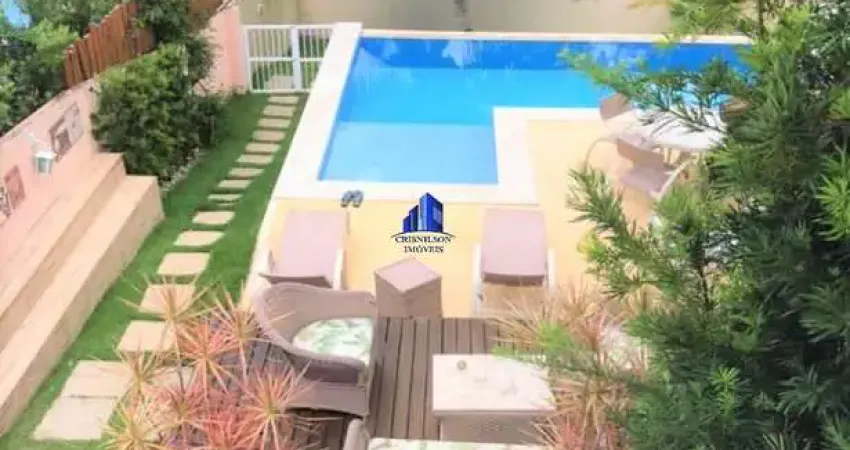 Casa à venda alphaville litoral norte i, r$ 2.500.000,00,  decorada, 4 suítes, suíte máster 2 banheiros, closet e varanda, piscina com espaço gourmet