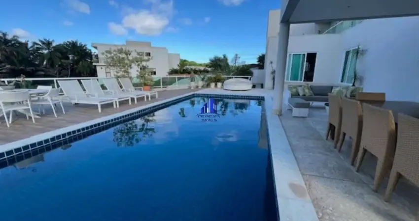 Casa à venda alphaville ii salvador, r$ 5.750.000,00, piscina com espaço gourmet grande, porteira fechada, 4 suítes , 4 closets!