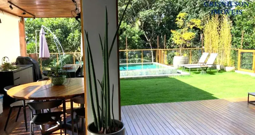 Casa à venda alphaville i salvador, maravilhosa, moderna, r$ 4.700.000,00 piscina aquecida, 4 suítes, vista deslumbrante!