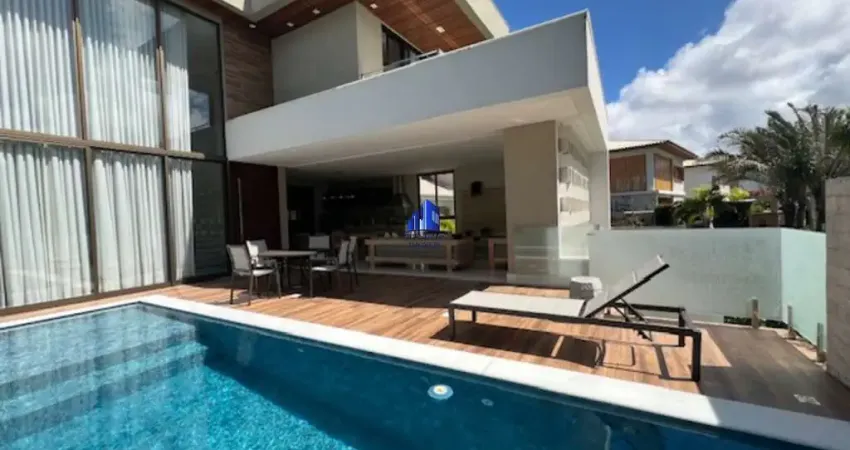 Casa à venda alphaville i r$ 7.300.000,00 energia solar suíte máster com closet, 4 suítes, piscina, área gourmet, casa 580,00 m², terreno 750,00 m²,