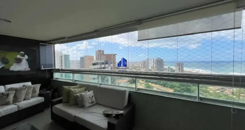 Apartamento à venda vista reale, patamares, r$ 1.990.000,00, vista mar, nascente, andar alto, 4 suítes!