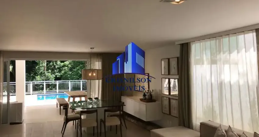 Casa à venda alphaville salvador i, excelente localização, r$ 4.000.000,00 piscina, 4/4 sendo 3 suítes, varanda gourmet, sala ampla