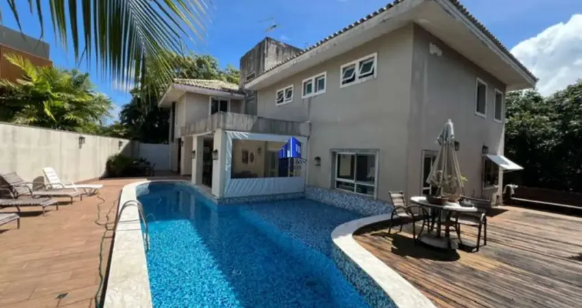 Casa à venda alphaville salvador i r$ 4.200.000,00 ótima localização, portaria itaparica, 04 suítes, closet, terreno 1.200 m², casa 480 m², piscina