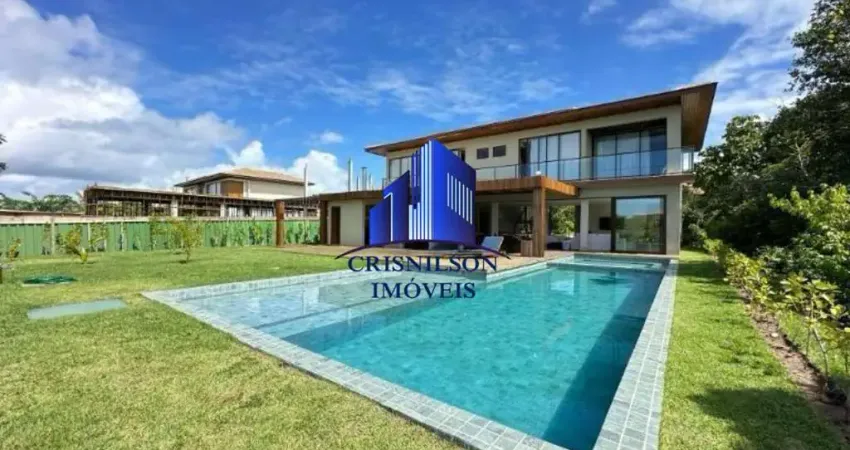 Casa à venda condomínio praia bella em praia do forte r$ 4.600.000,00 mobiliado, porteira fechada, 6 suítes, piscina com espaço gourmet, decorada, ter
