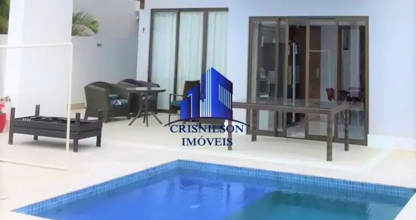 Casa à venda em alphaville ii salvador 4 suítes, decorada, r$ 3.950.000,00, piscina, 380 m² área construída!