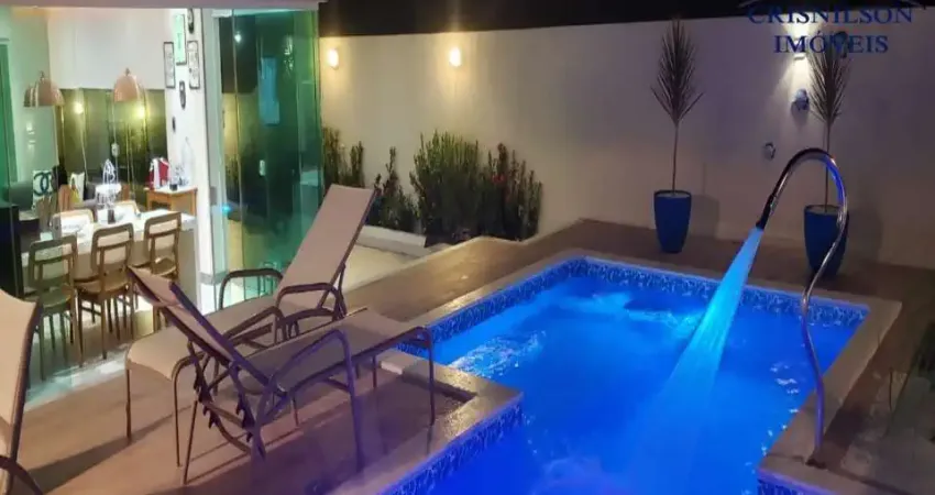 Casa em condomínio à venda alphaville litoral norte i, r$ 1.735.000,00, decorada, 4 suítes, piscina, espaço gourmet!