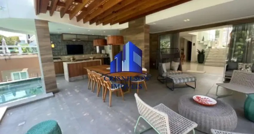 Casa alphaville salvador i r$ 7.800.000,00, projeto moderno, decorada, 7 suítes, piscina espaço gourmet, energia fotovoltaica!