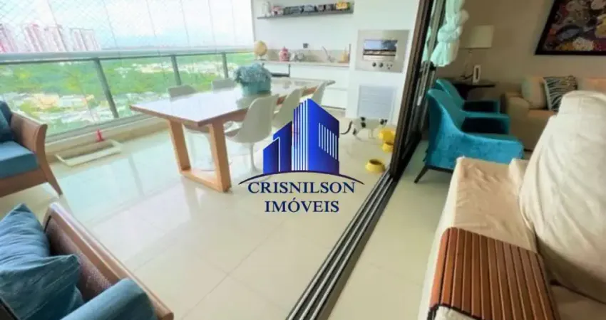 Apartamento à venda le parc r$ 2.445.000,00, vista mar, 4/4, sendo 3 suítes, closet, 4 vagas soltas!