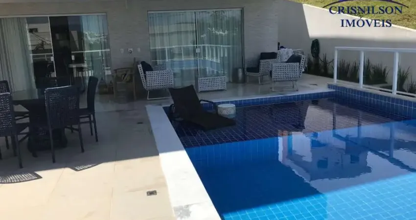 Casa à venda alphaville salvador ii, r$ 3.900.000,00, armários, piscina, espaço gourmet, 4 suítes, varandas, área construída 380,00 m²!