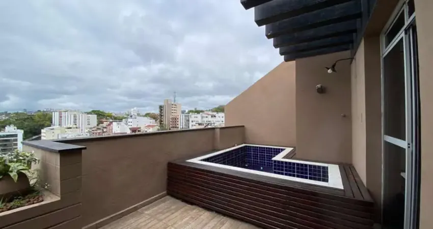 Cobertura para venda em juiz de fora, centro, 1 dormitório, 1 suíte, 2 banheiros, 1 vaga