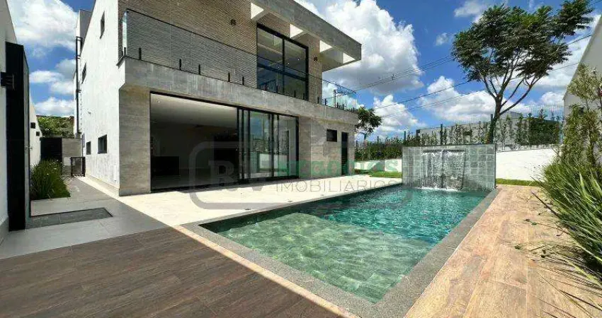 Casa em condomínio para venda em juiz de fora, alphaville, 4 dormitórios, 3 suítes, 5 banheiros, 4 vagas