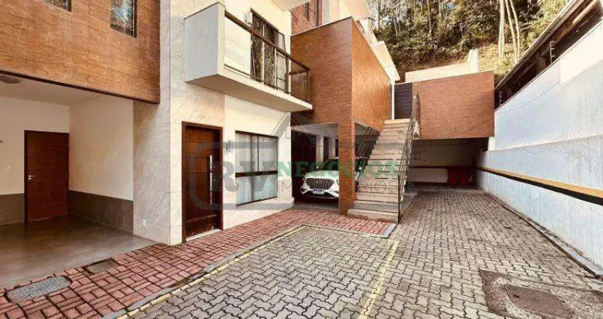 Casa em condomínio para venda em juiz de fora, aeroporto, 3 dormitórios, 1 suíte, 3 banheiros, 2 vagas