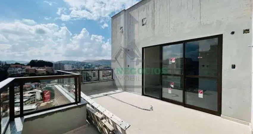 Cobertura para venda em juiz de fora, jardim glória, 4 dormitórios, 4 suítes, 5 banheiros, 3 vagas