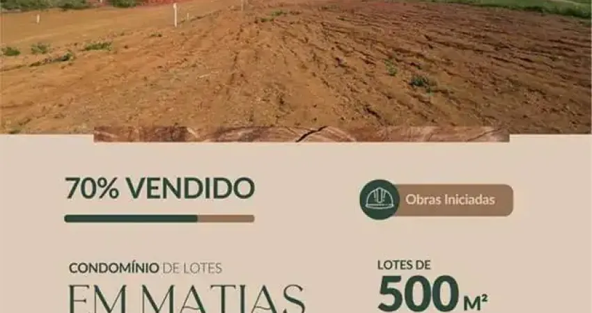 Terreno à venda no Centro, Matias Barbosa