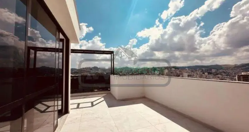 Cobertura para venda em juiz de fora, santa catarina, 3 dormitórios, 1 suíte, 4 banheiros, 2 vagas