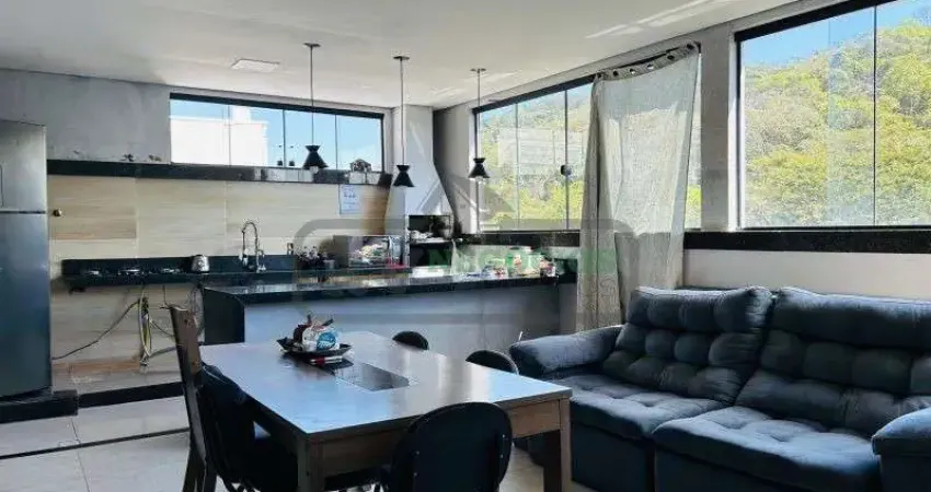 Cobertura para venda em juiz de fora, borboleta, 2 dormitórios, 2 banheiros, 1 vaga