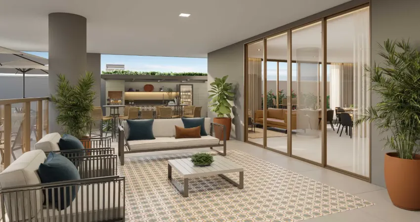 Apartamento de 2 quartos com 2 suítes e 2 vagas - lazer completo