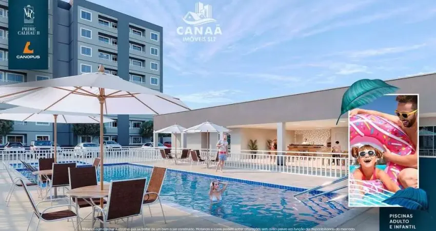 Apartamentos à Venda em Altos do Calhau, Cond Prime Calhau II - 3 quartos - 64m²