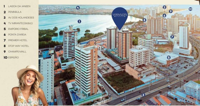 Apartamentos Venda na Ponta D'Areia - Ed Vernazza  - 3 quartos - 90m² - Nascente